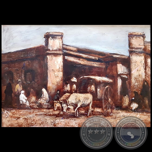 Viejo mercado de abasto de Asunción - Obra de Juan Guerra Gaja